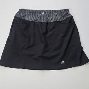 Adidas Womens Golf Skort Size Medium Black Grey